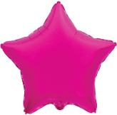 32" звезда б/р фуксия (малиновая) 306500 F фольга