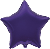 9" зірка-міні б/м фіолетова 302500 V фольга