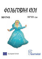 Принцесса Эльза В901743 Фольга в упаковке