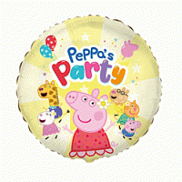 401626 круг 18* c рисунком PEPPA Party's