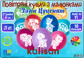 12 пастель Kalisan ас. с рис. "Отряд Щенят"(25 шт)
