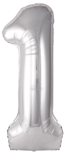 Цифра 1 Flexmetal Slim СРІБЛО (901911P)