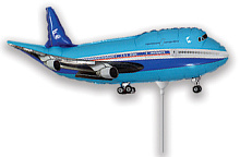 Самолет Боинг 902661 Фольга синий