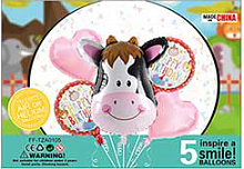 Набір кульок TZA-0105 "Голова корови" 5шт.