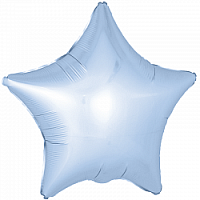 18" зірка б/м SATIN пастель блакитна 301500SPA фольга 