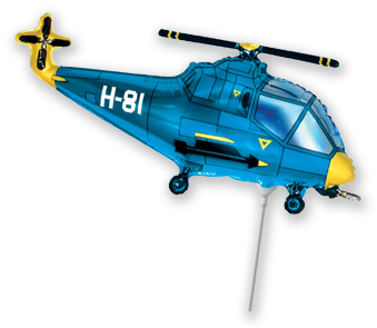 Вертолет 902667 минни Фольга синий