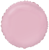 18" круг б/м пастель рожевий 401500 RS  фольга