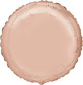 18" круг б/м рожеве золото 401500 RG  фольга