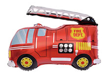 Пожарная машина красная Фольга Китай