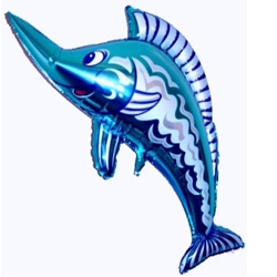 Рыба-мечь 902628 минни Фольга синяя