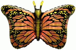 Метелик-Махаон 901778NA Фольга помаранчевий