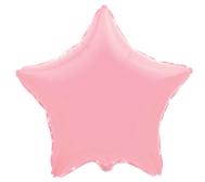 18" звезда б/р пастель розовая 301500 RS фольга