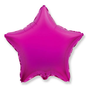 18" звезда б/р пурпурная 301500 PU фольга
