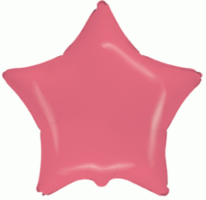 18" зірка б/м пастель червоний 301500 PR фольга