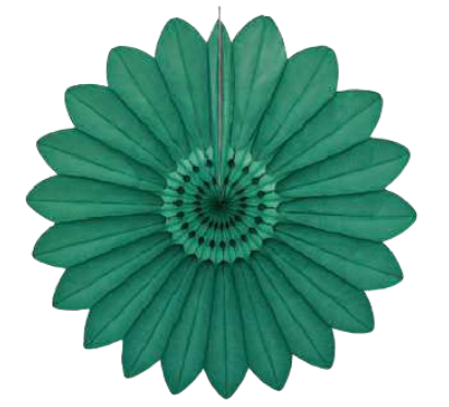 Квітка зелена паперова 67 см Paper Fantasies