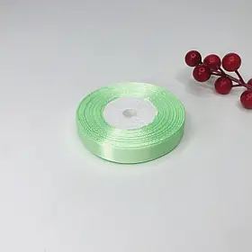 Стрічка атласна Зелений 80 1,2см