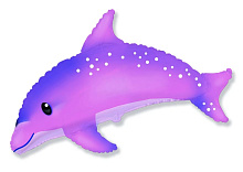 Дельфин милый  901883RS Фольга рожевий