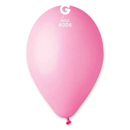 12" пастель 06 розовый  (G110)