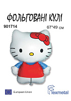 Кошеня КІТТІ з бантом В901714 А Фольга блакитна (в упаковці)
