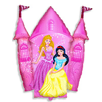 Замок и принцессы 901730 Фольга розовая
