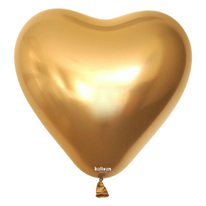 12" Серце хром Золото (Mirror Gold) Kalisan, Турція