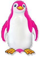 Пингвин счастливый 901745 Фольга фуксия