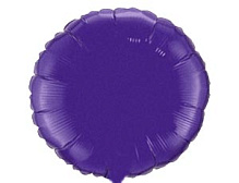 9" круг-міні б/м фіолетовий 402500 V фольга