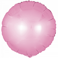 18" круг б/м SATIN пастель рожевий 401500SPRS фольга