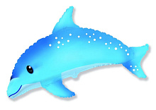 Дельфін милий  901883 А Фольга блакитний