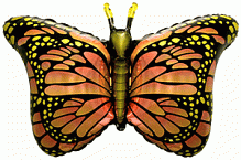 Бабочка-Махаон 901778 оранжевая