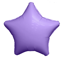 Шар звезда 19" пастель фиолетовый