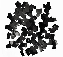 Конфетти квадратные черные