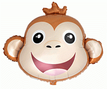 Голова обезьяны 902877 Фольга
