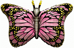Бабочка-Махаон 901778 розовый