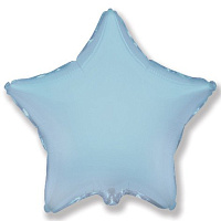 9" зірка-міні б/м пастель-блакитна 302500 АВ фольга