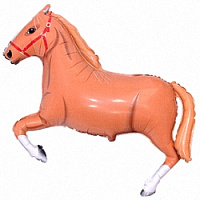 Лошадь 901625 Фольга светло-коричневая