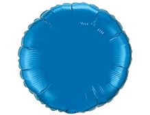 9" круг-міні б/м синій 402500 А фольга