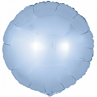 18" круг б/м SATIN пастель блакитний 401500SPA  фольга