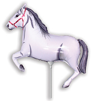 Кінь міні *14 902625 Фольга білий