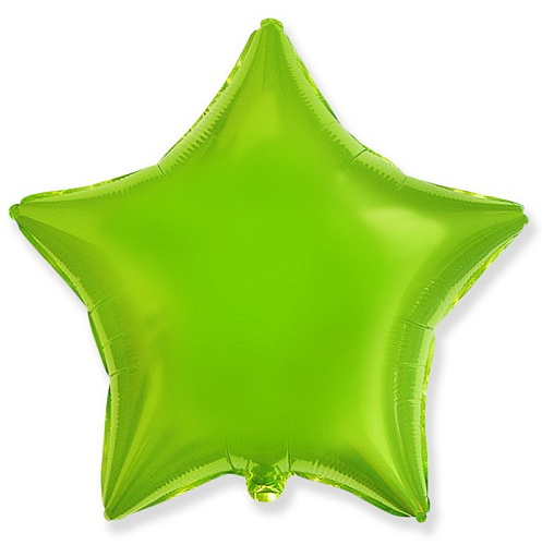 18" звезда р зелёный Лайм 301500 VEL фольга