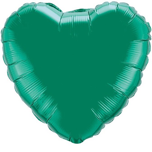 4" сердце микро зеленое
