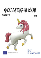 Єдиноріг рожевий В901779 Фольга (в упаковці)