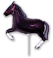 Лошадь 902625 минни Фольга черная