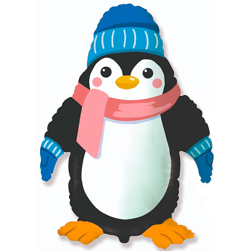 Пінгвін в шапці 901845 Фольга 