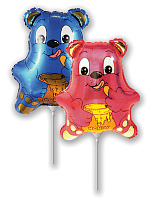 Мишка с Медом 902006 минни Фольга розовая
