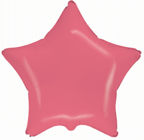 18" звезда б/р пастель красный 301500 PR фольга