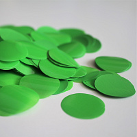 Конфетті КОЛО зелений (2,3 см.) (1уп.=100 гр.)