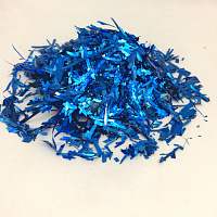 Конфетті (МІШУРА) металлік-синій(1уп.=100 гр.)
