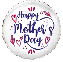 401606 круг 18* з малюнком Mother's day (День матері)