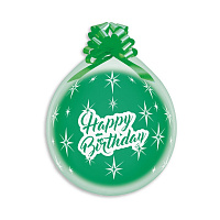 18 кристал 00 прозорий кулька для пакування з мал. "Happy Birthday" GS18 